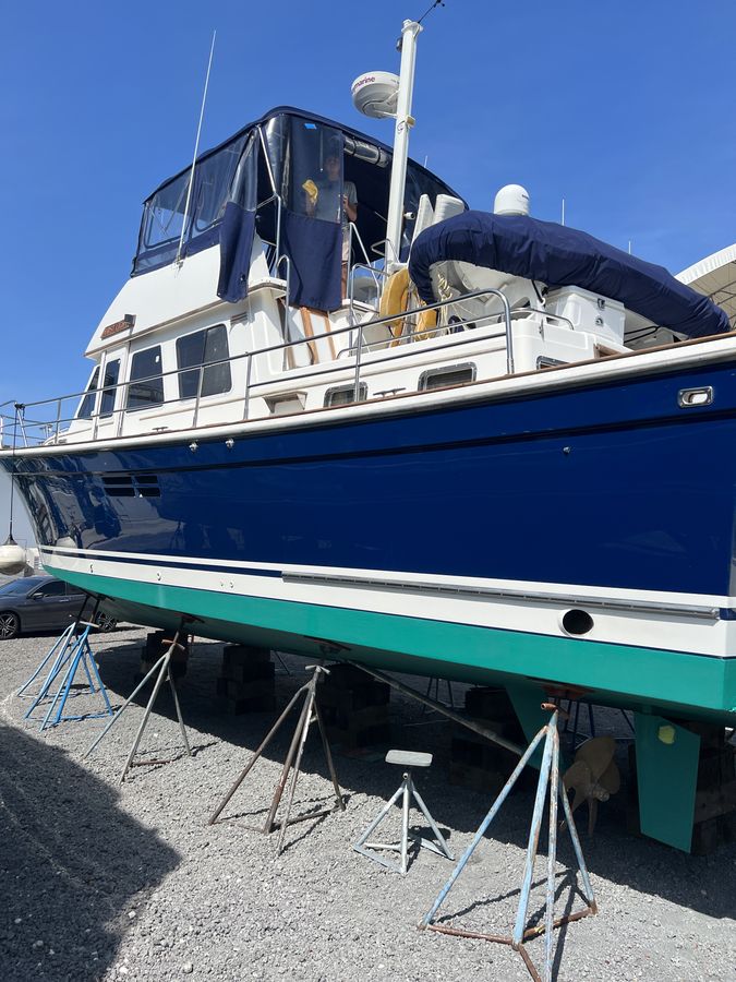 Trawler on the hard